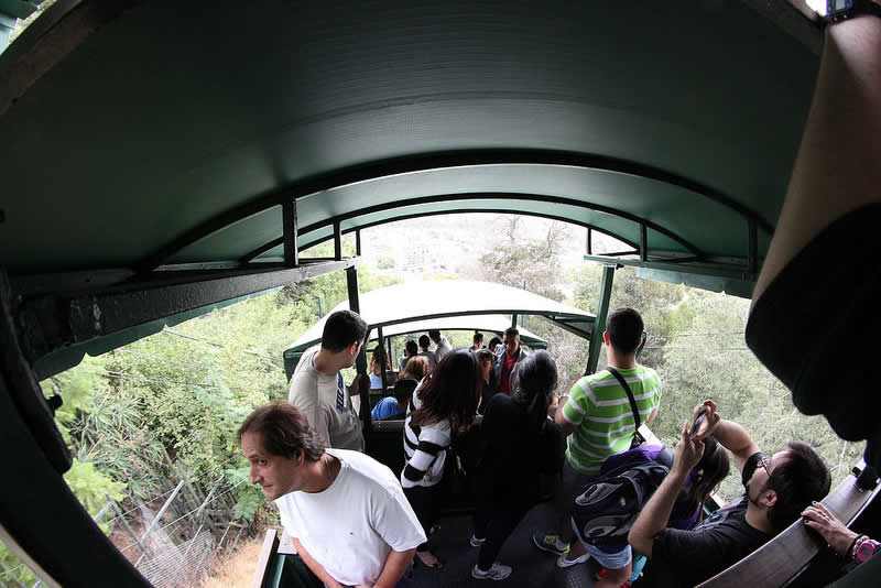 funicular-chile-2 Funicular em Santiago do Chile