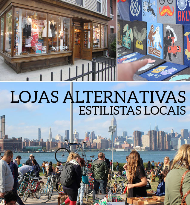 Lojas alternativas e estilistas locais NY