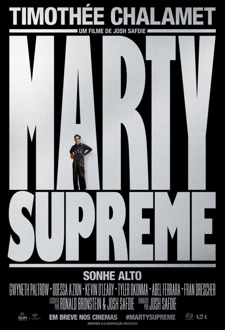 Marty Supreme - Novo filme de Timothée Chalamet